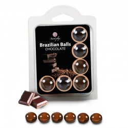 6 Brazilian Balls Chocolat 3386-1