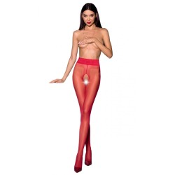 Collant Ouvert Rouge TI001 - T 1/2