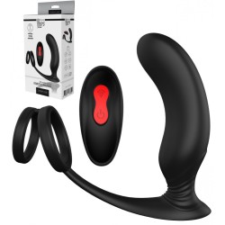 Plug Anal Rechargeable  Double Cockring P-Pleaser