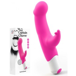 Vibromasseur Captain Charm Rose - 12 vitesses
