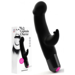 Vibromasseur Captain Charm Noir - 12 vitesses