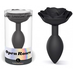 Plug Anal Open Roses Large Noir