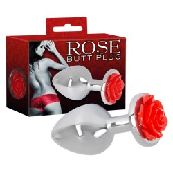Gode Anal en Aluminium - Rose Butt Plug