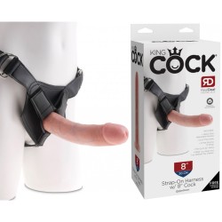 Gode ceinture réaliste King Cock - 20 cm
